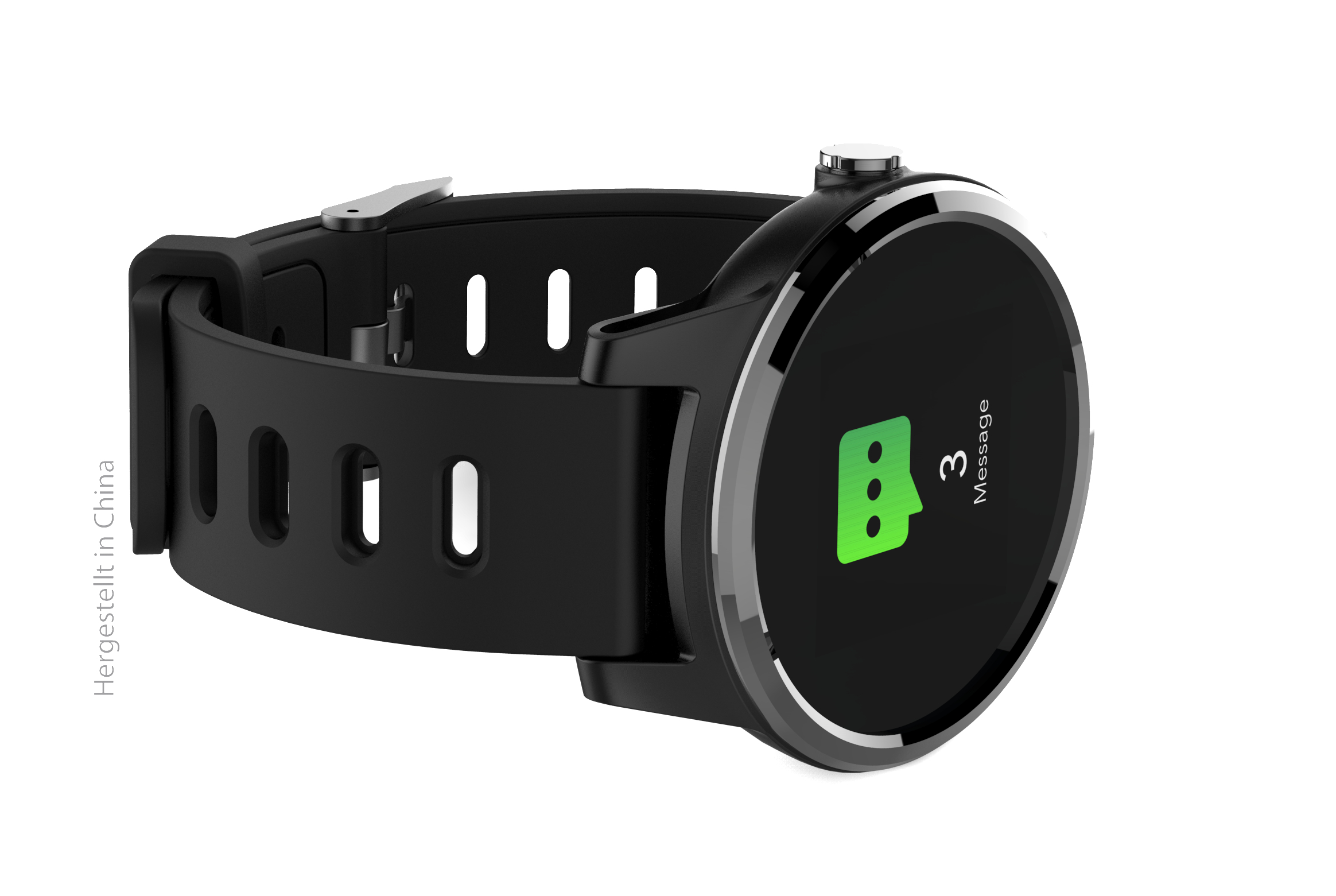 SWISSTONE SW 660 ECG Smartwatch Kunststoff, 215 mm, Schwarz