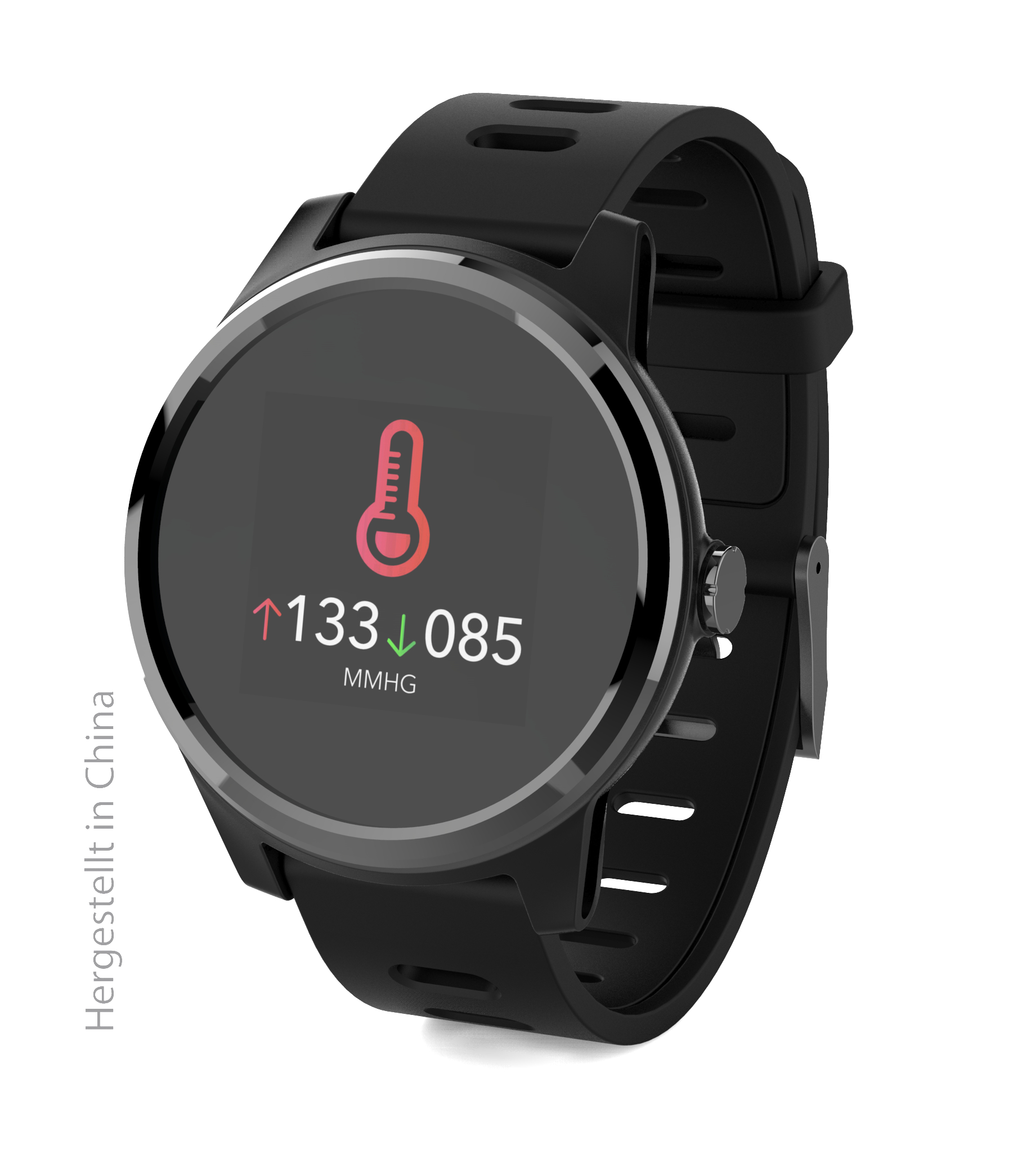 SWISSTONE SW 660 ECG Smartwatch Kunststoff, 215 mm, Schwarz
