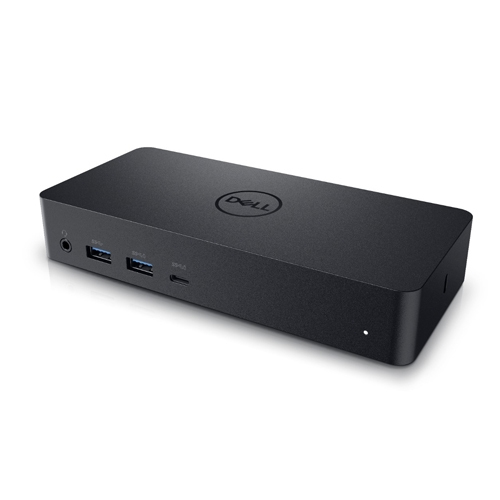 Base para portátil - Dell D6000, USB 3.0 (3.1 Gen 1), Type-C, Negro, Base para portátil y