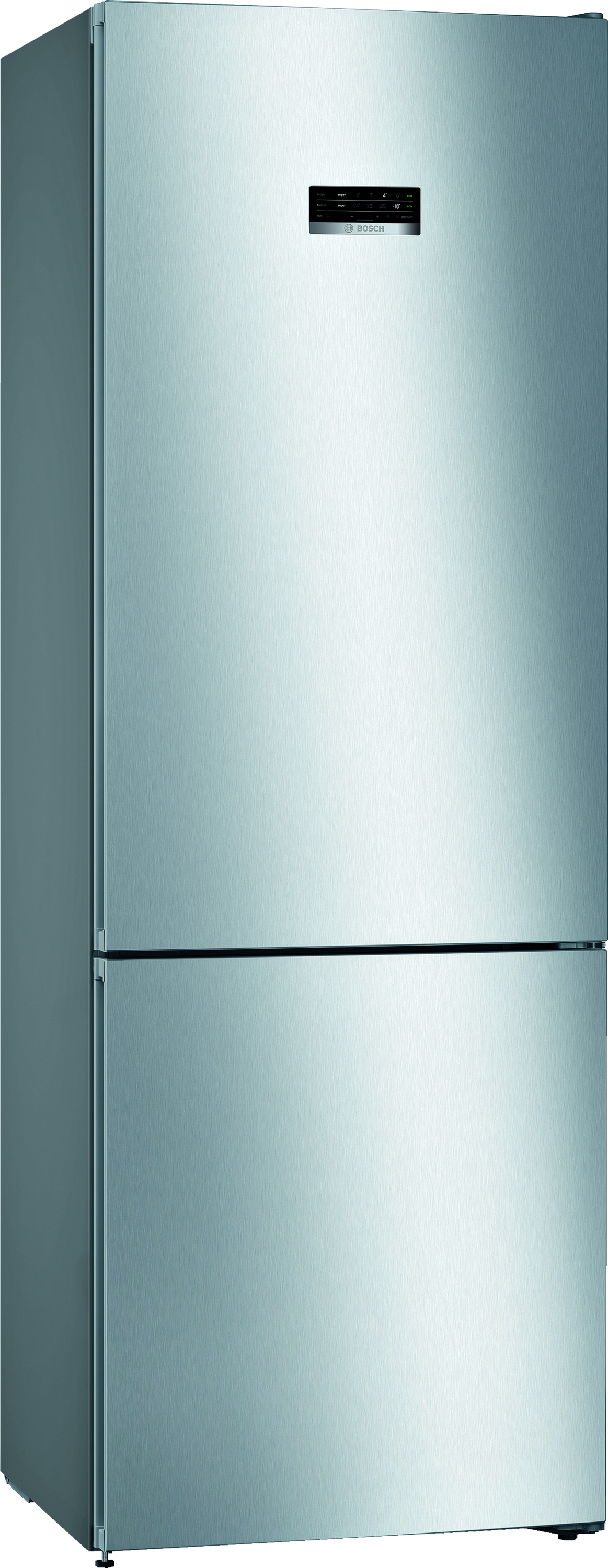 BOSCH KGN49XIEA Serie 4 Kühlgefrierkombination (E, 466 l, 2030 mm hoch, Inox-antifingerprint)