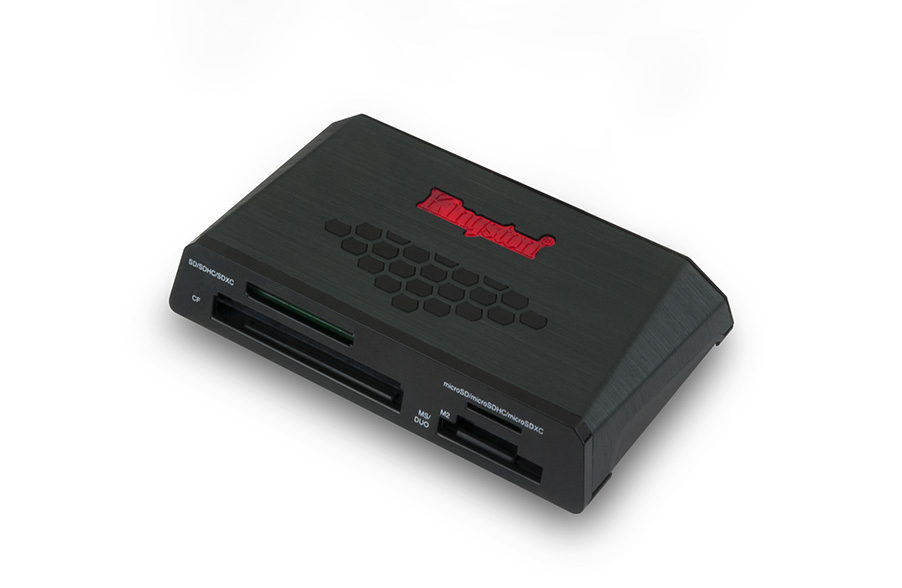 KINGSTON USB 3.0 Kartenlesegerät FCR-HS3, Schwarz