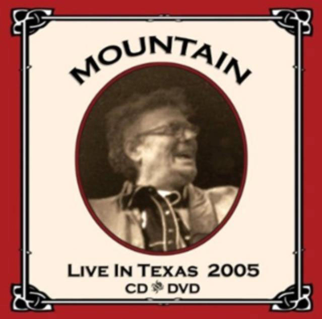CD/DVD-Cover mit Mann im Kreis, Titel 'Mountain' und 'Live in Texas 2005'.