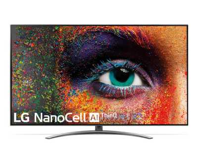 TV LED 55" - LG 55SM9010PLA, NanoCell 4K, Smart TV IA, Alpha 7 Gen.2, Full Array, DTS Virtual: X