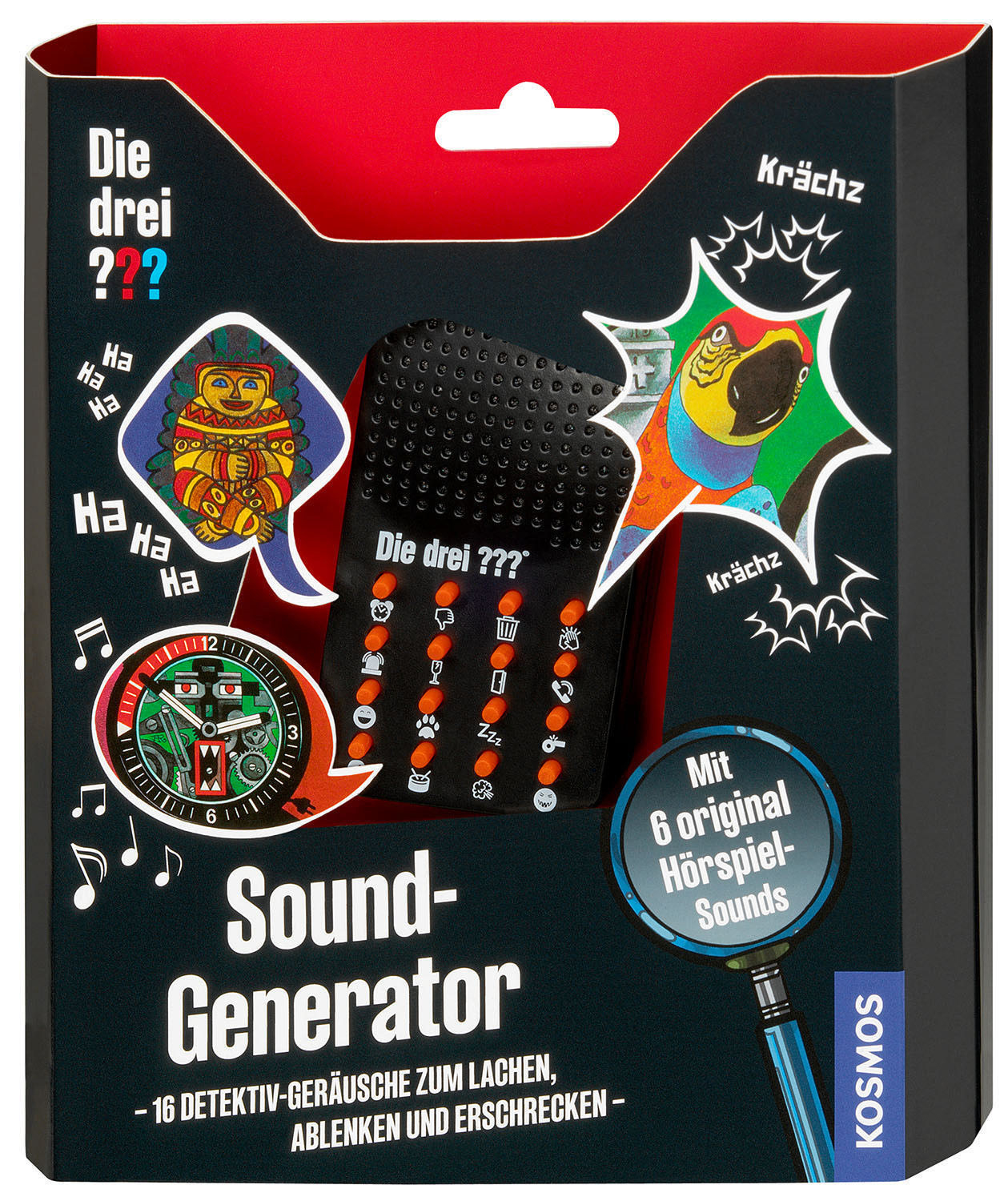 KOSMOS Die drei ??? Sound-Generator Spiel, Mehrfarbig