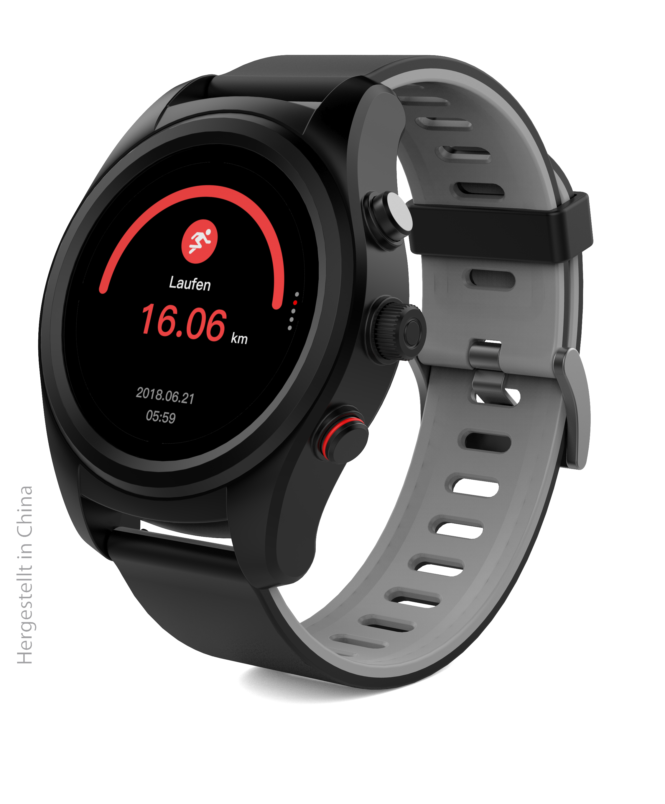 SWISSTONE SW 750 PRO Smartwatch Kunststoff, 220 mm, Schwarz
