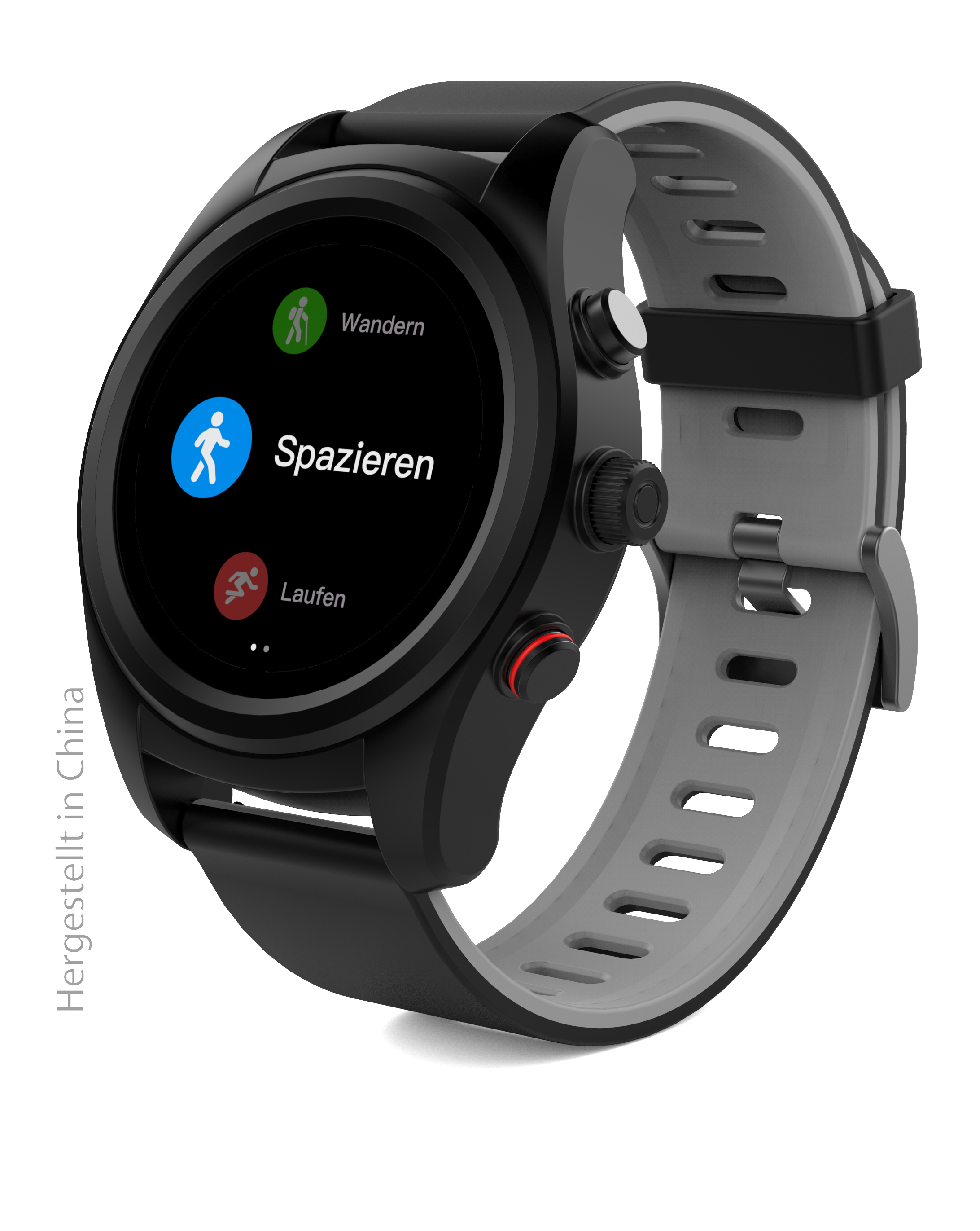 SWISSTONE SW 750 PRO Smartwatch Kunststoff, 220 mm, Schwarz