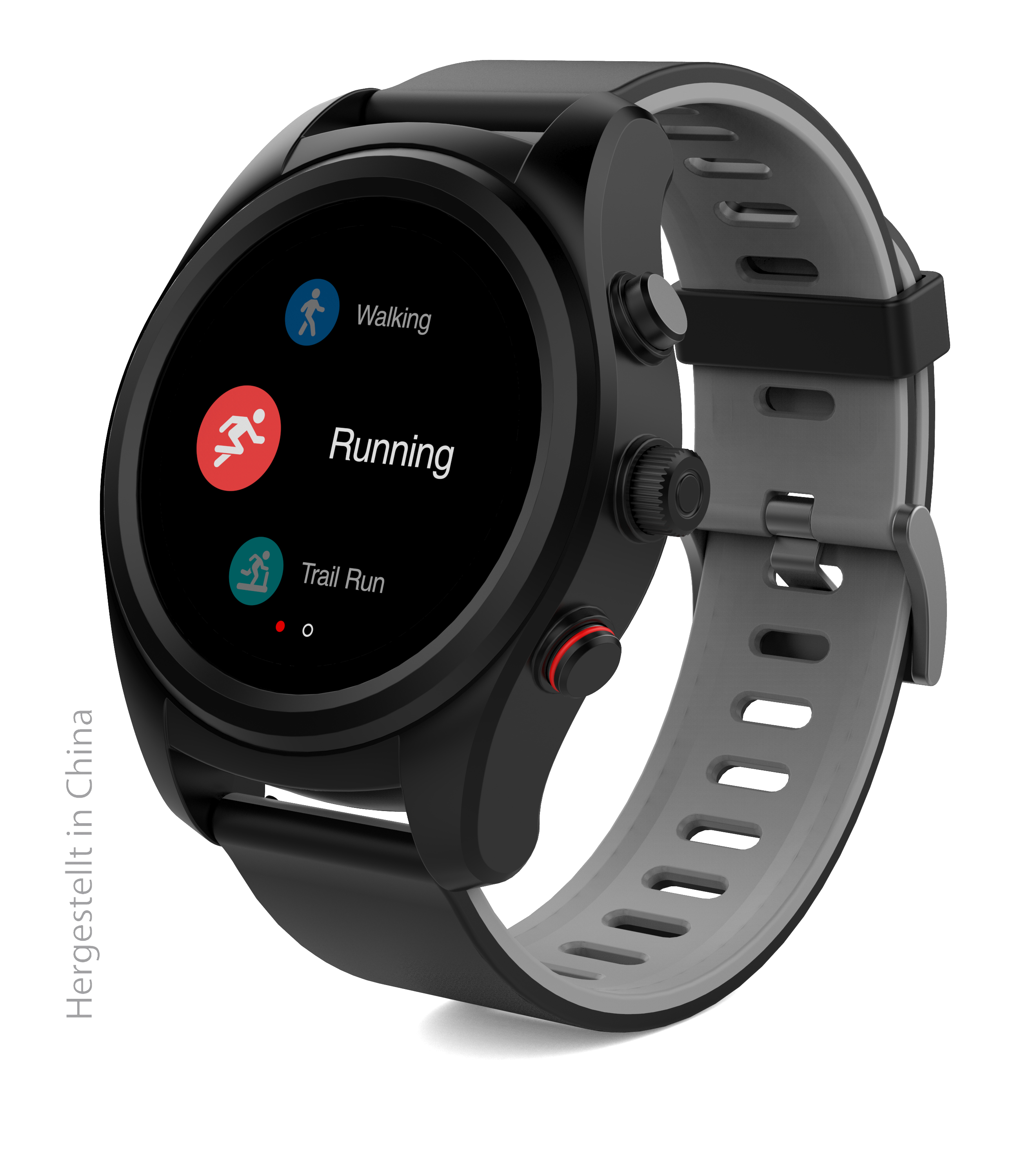 SWISSTONE SW 750 PRO Smartwatch Kunststoff, 220 mm, Schwarz
