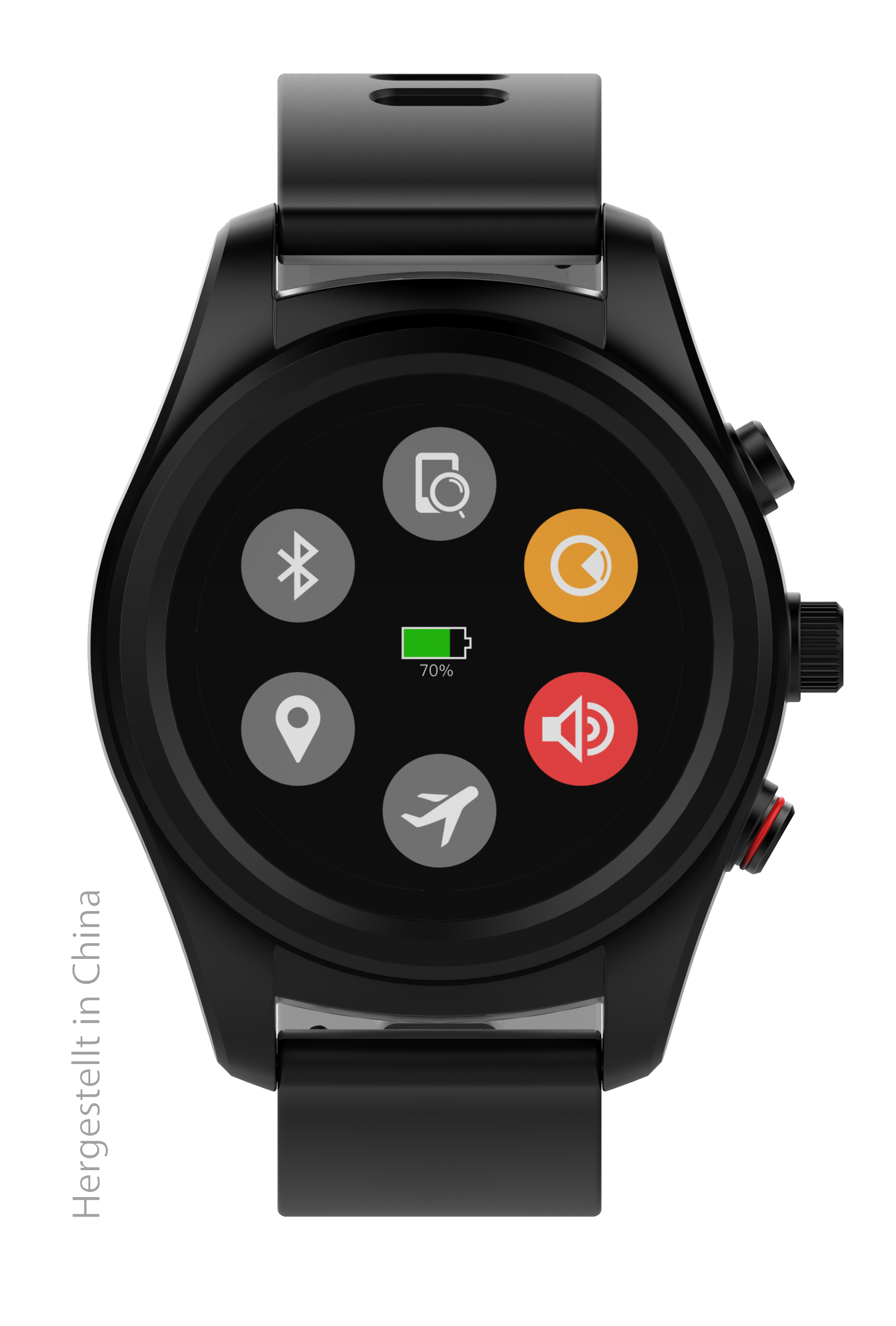 SWISSTONE SW 750 PRO Smartwatch Kunststoff, 220 mm, Schwarz