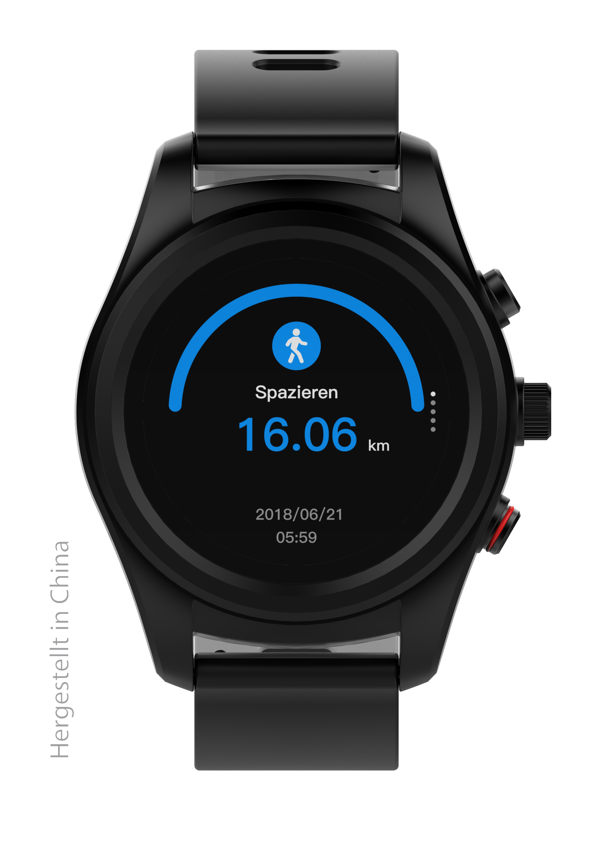 SWISSTONE SW 750 PRO Smartwatch Kunststoff, 220 mm, Schwarz