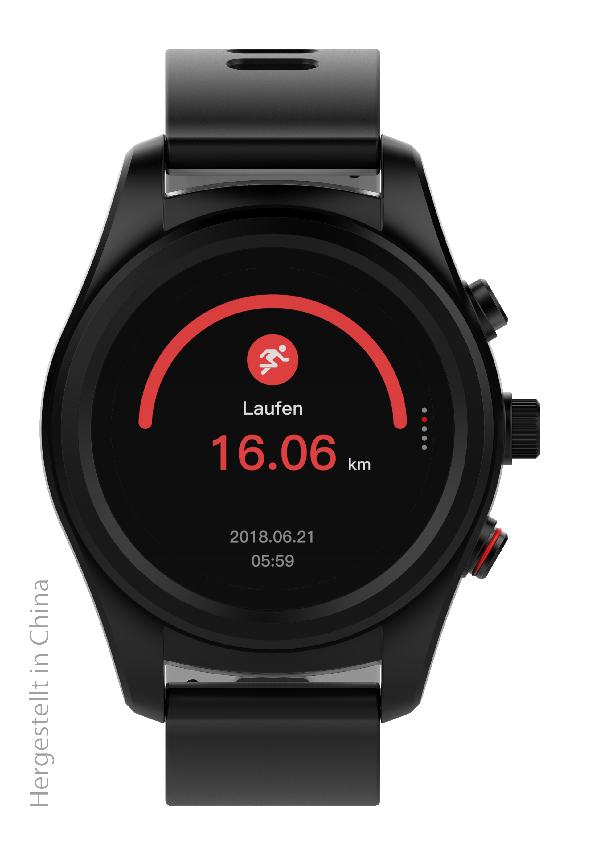 SWISSTONE SW 750 PRO Smartwatch Kunststoff, 220 mm, Schwarz