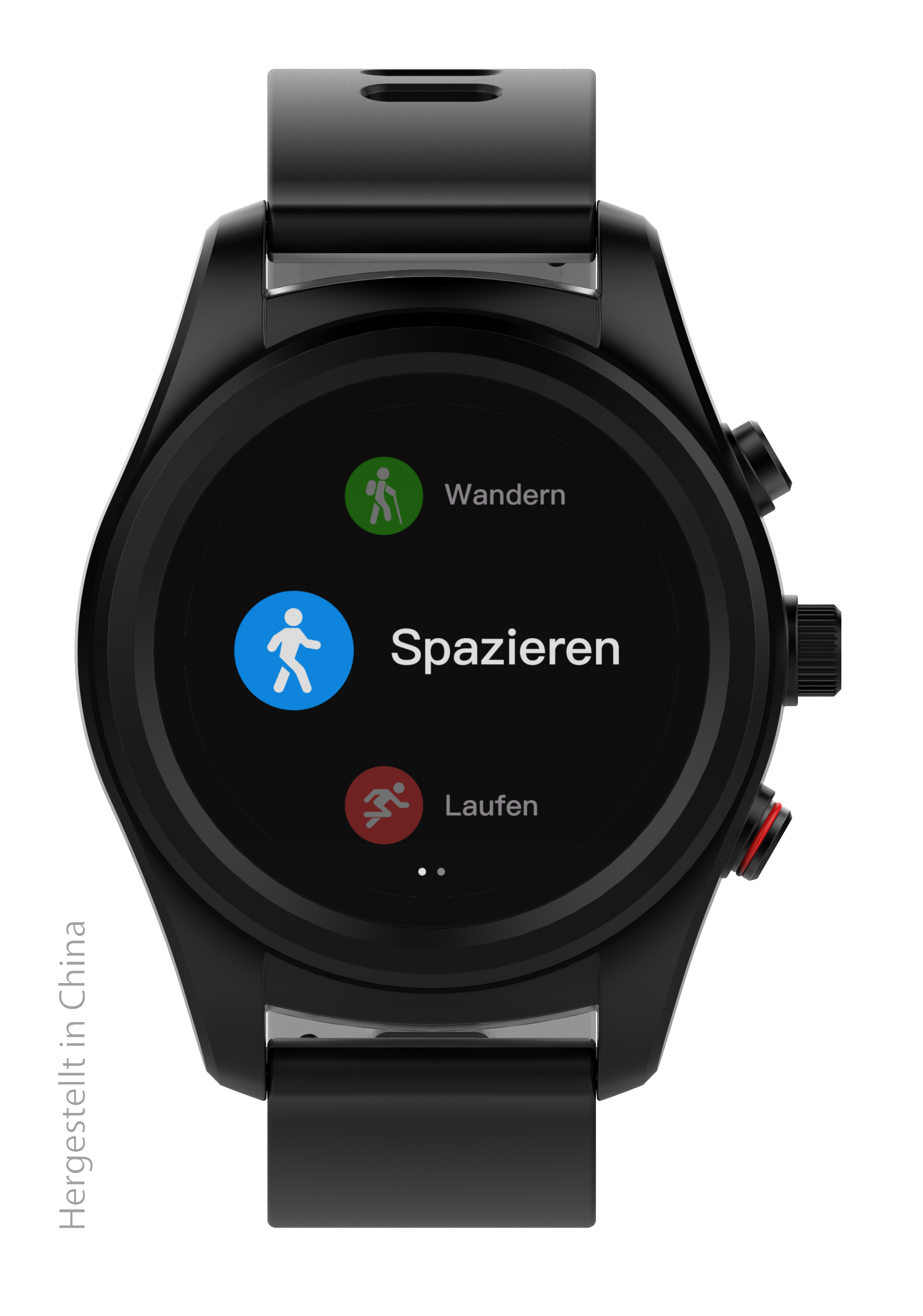 SWISSTONE SW 750 PRO Smartwatch Kunststoff, 220 mm, Schwarz