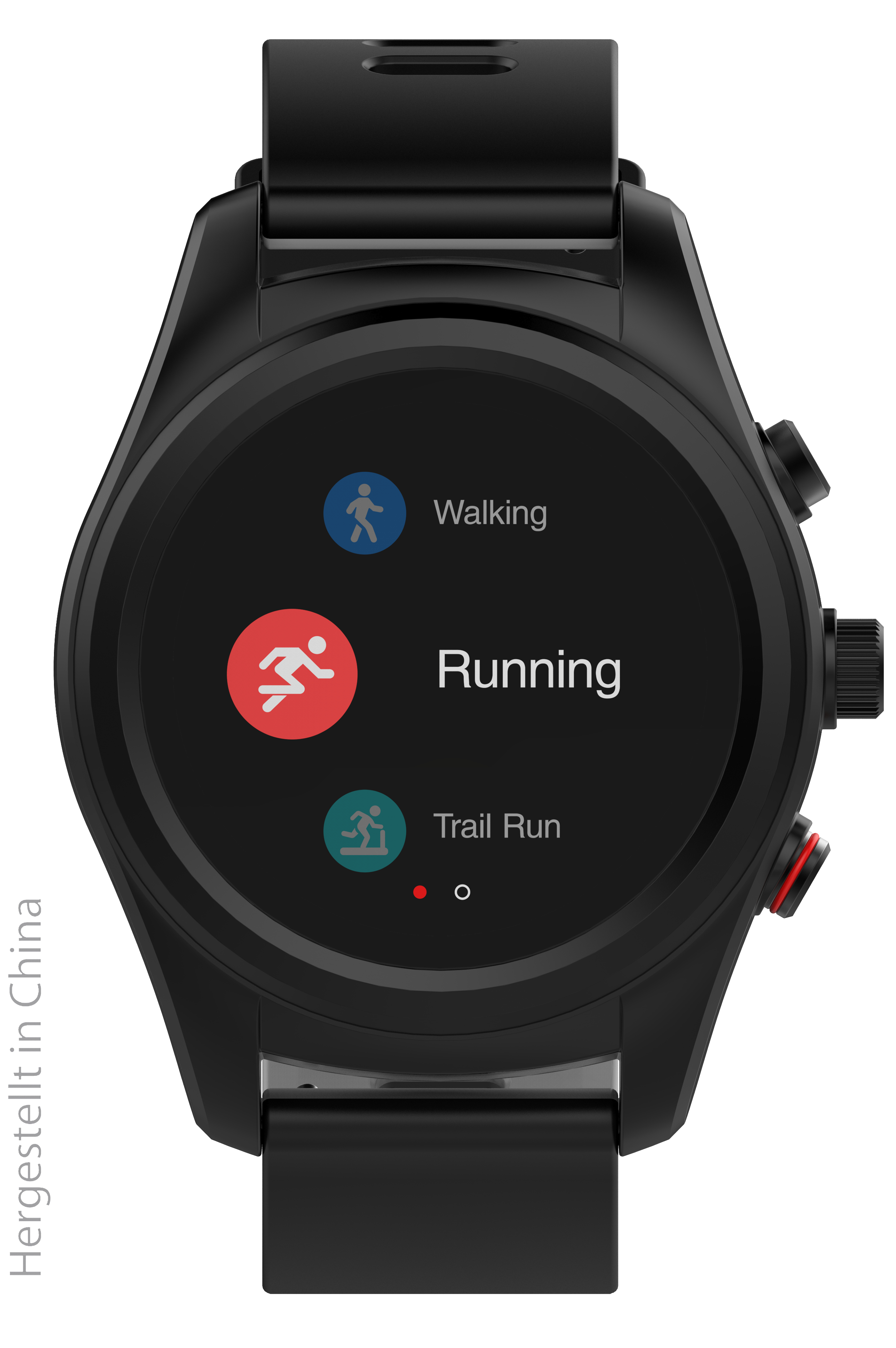 SWISSTONE SW 750 PRO Smartwatch Kunststoff, 220 mm, Schwarz