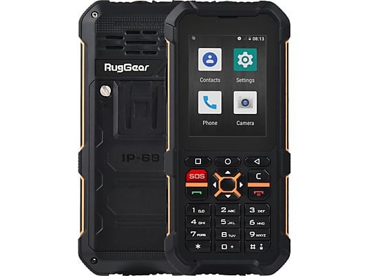 RUGGEAR RG170 - Telefono cellulare (Nero)