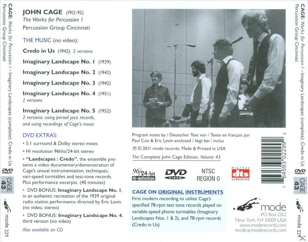 Percussion Group Cincinnatti - Imaginary Landscapes 1-5/Credi  - (DVD)