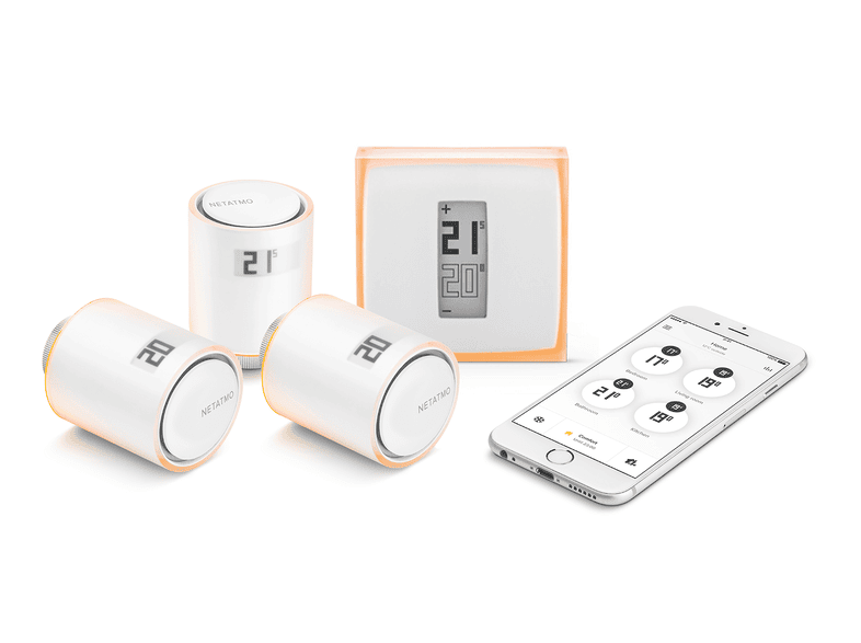 Netatmo Thermostaat 3 Knoppen Pack
