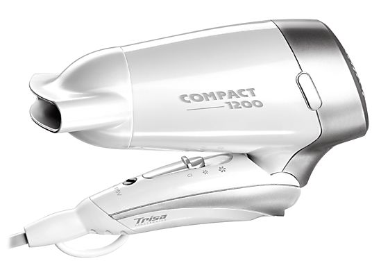 TRISA Compact 1200 - Sèche-cheveux (Blanc)