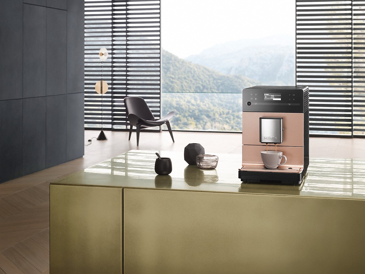 MIELE CM 5500 Kaffeevollautomat Roségold PearlFinish
