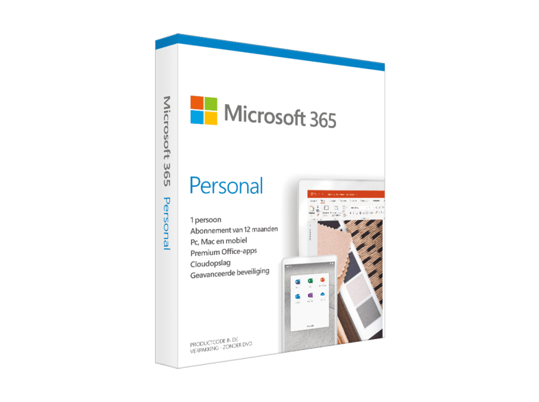 Microsoft Software Microsoft 365 Personal Jaarabonnement 1 Gebruiker Kopen Mediamarkt