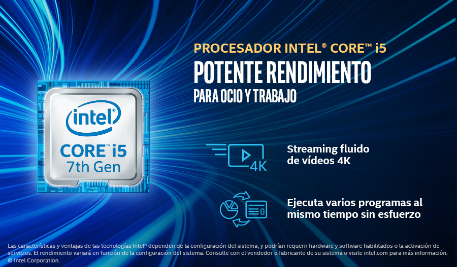 Portátil - Dell, INSP.5567, Intel® Core® i5-7200 8GB, 1TB R7-2GB, W10