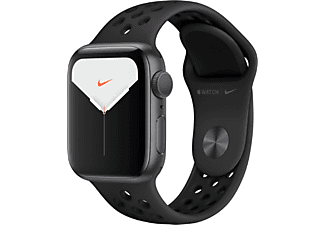 APPLE MX3T2TU/A Nike S5 GPS, 40mm Uzay Grisi Alüminyum Case Antrasit Siyah Nike Spor Band Akıllı Saat