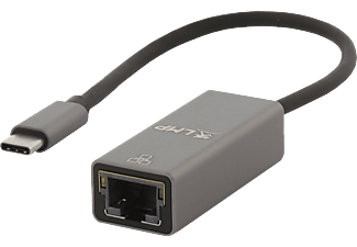 LMP 16003 - Adaptateur USB-C vers Gigabit Ethernet (Noir/Gris)
