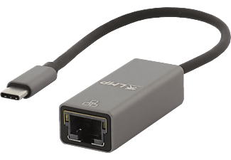 LMP 16003 - Adapter USB-C zu Gigabit Ethernet (Schwarz/Grau)