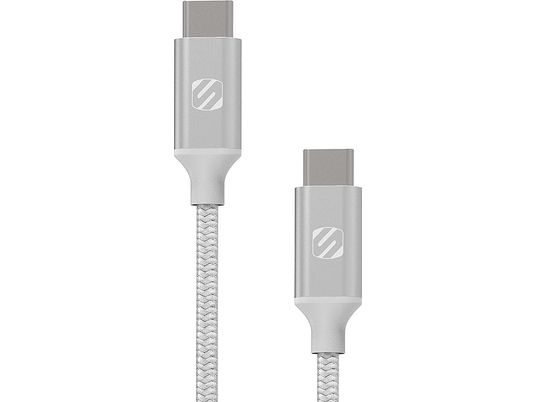 SCOSCHE StrikeLine Premium CCB4SR-SP - Câble USB-C vers USB-C (Argent)