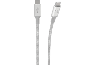 SCOSCHE StrikeLine Premium CCB4SR-SP - Cavo USB-C a USB-C (Argento)