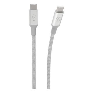 SCOSCHE StrikeLine Premium CCB4SR-SP - Câble USB-C vers USB-C (Argent)