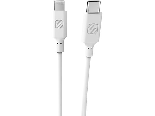 SCOSCHE StrikeLine CI44WT-SP - Câble USB-C vers Lightning (Blanc)