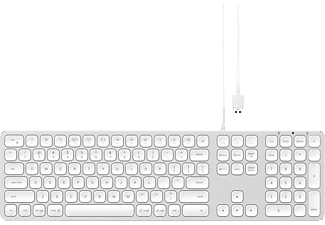 SATECHI ST-AMWKS Alu (CH Layout) - Tastiera (Argento/Bianco)