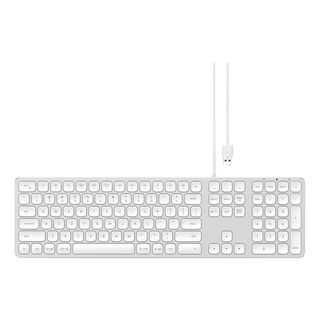 SATECHI ST-AMWKS Alu (CH Layout) - Clavier (Argent/Blanc)
