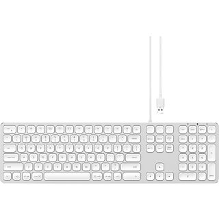 SATECHI ST-AMWKS Alu (CH Layout) - Clavier (Argent/Blanc)