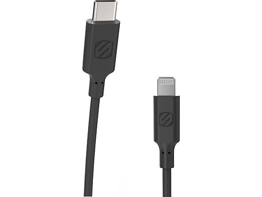 SCOSCHE StrikeLine CI44-SP - Câble USB-C vers Lightning (Noir)