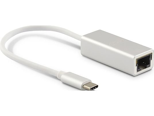 LMP 15995 - Adaptateur USB-C vers Gigabit Ethernet (Blanc/Argent)