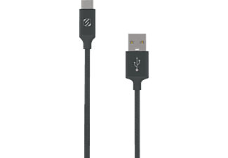 SCOSCHE StrikeLine Premium CAB4SG - Cavo USB-A a USB-C, 1.2 m, Grigio scuro
