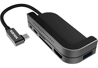 KANEX iAdapt 6-in-1 - USB Typ-C Hub (Grigio)