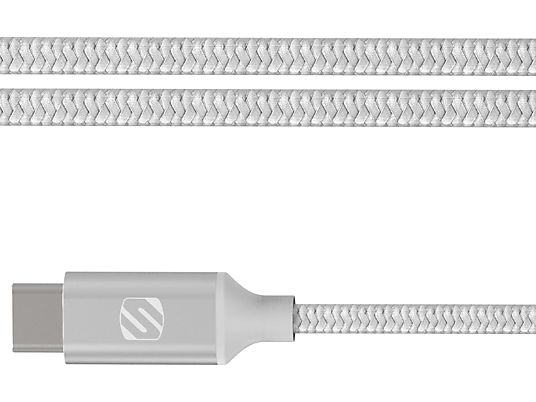 SCOSCHE StrikeLine Premium CAB4SR - Kabel USB-A zu USB-C, 1.2 m, Silber