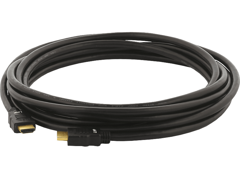 LMP 15435 - HDMI Kabel (Schwarz/Gold)