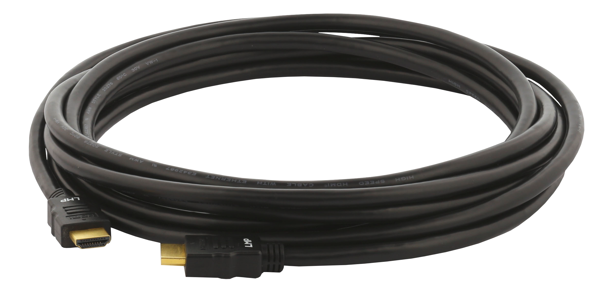 LMP 15436 - HDMI Kabel (Schwarz/Gold)