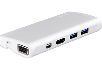 LMP 18645 - USB-C Travel Dock (Argento/Bianco)