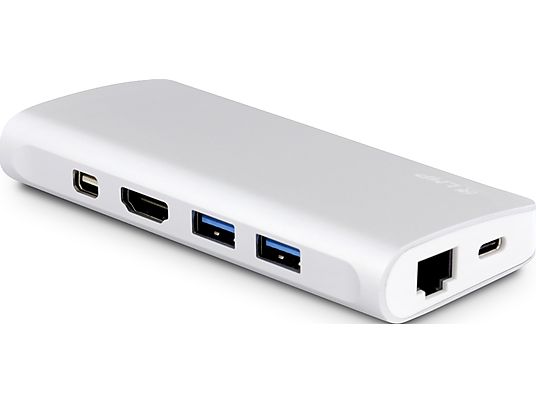 LMP 18645 - USB-C Travel Dock (Argent/Blanc)