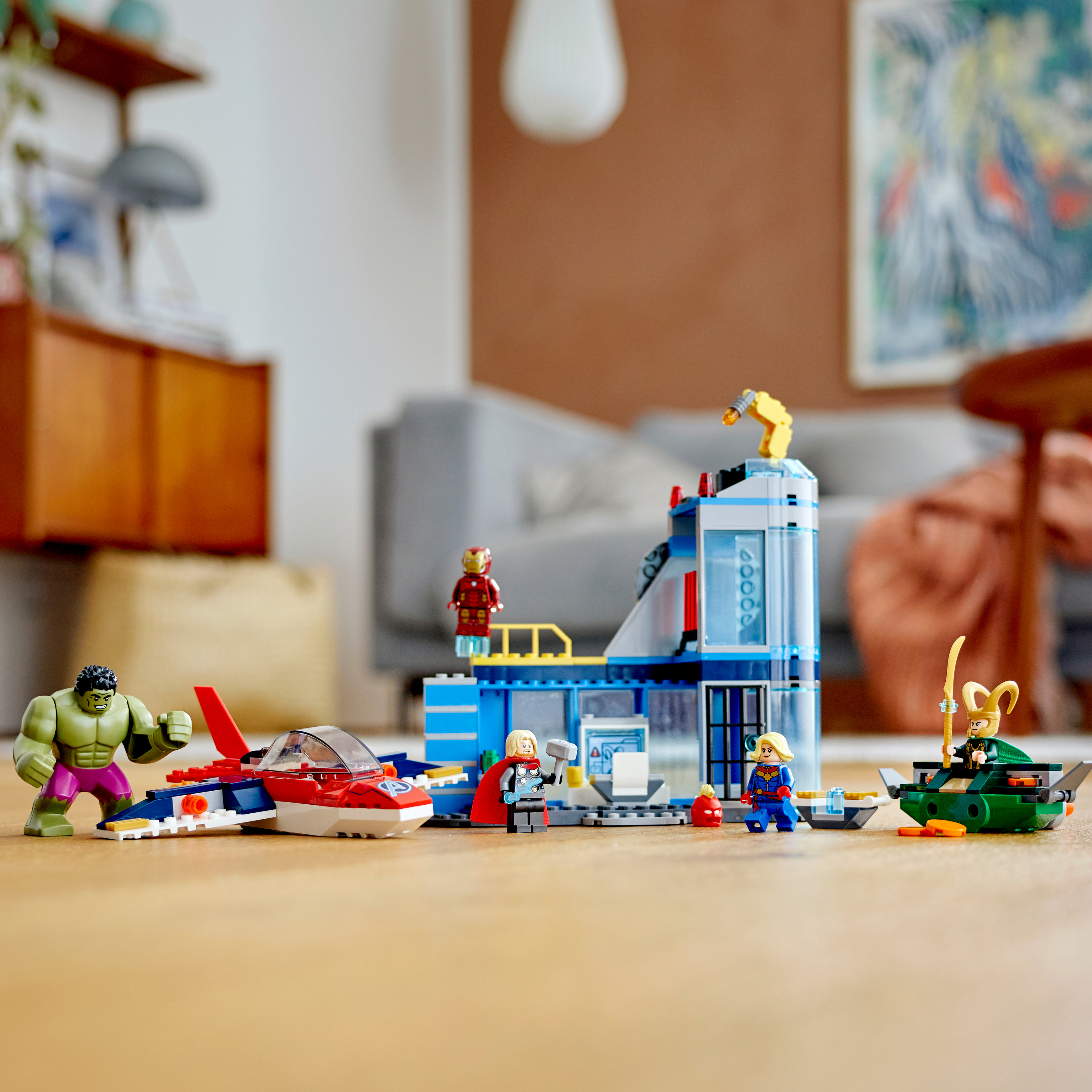 LEGO 76152 Avengers Wrath of Loki Spielset, Mehrfarbig