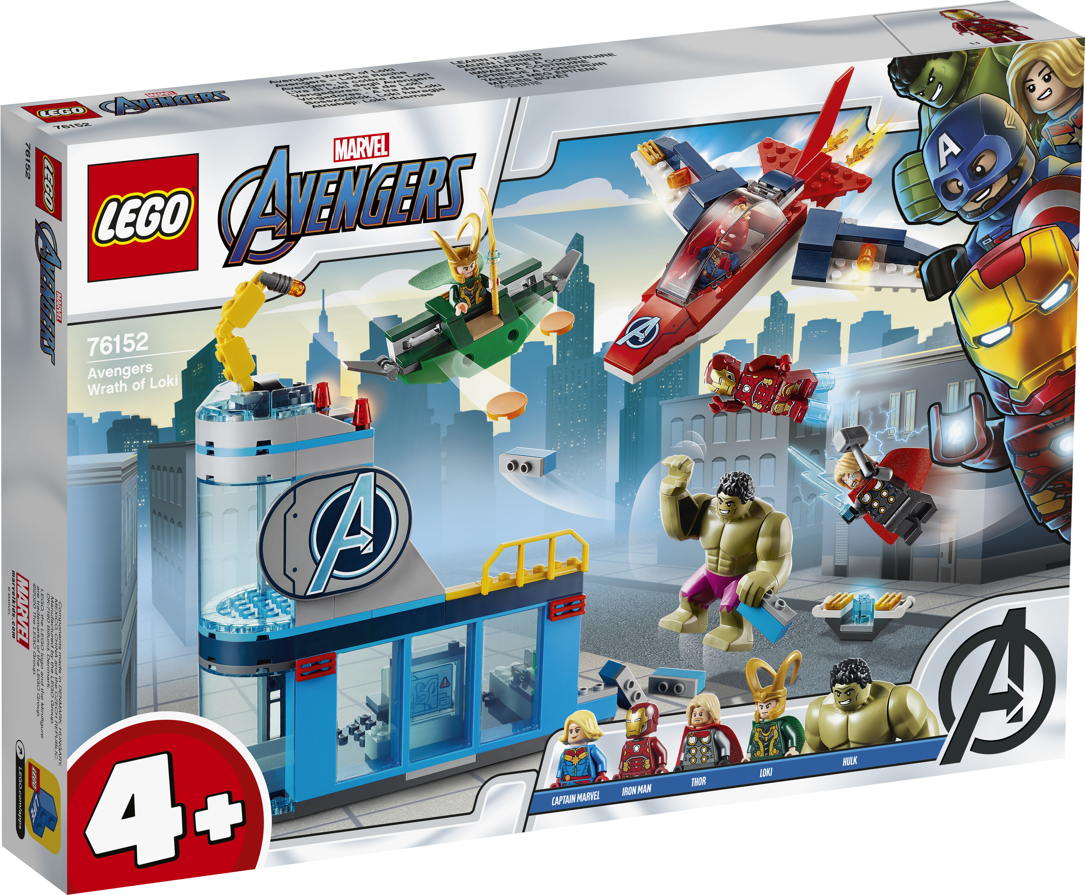 LEGO 76152 Avengers Wrath of Loki Spielset, Mehrfarbig
