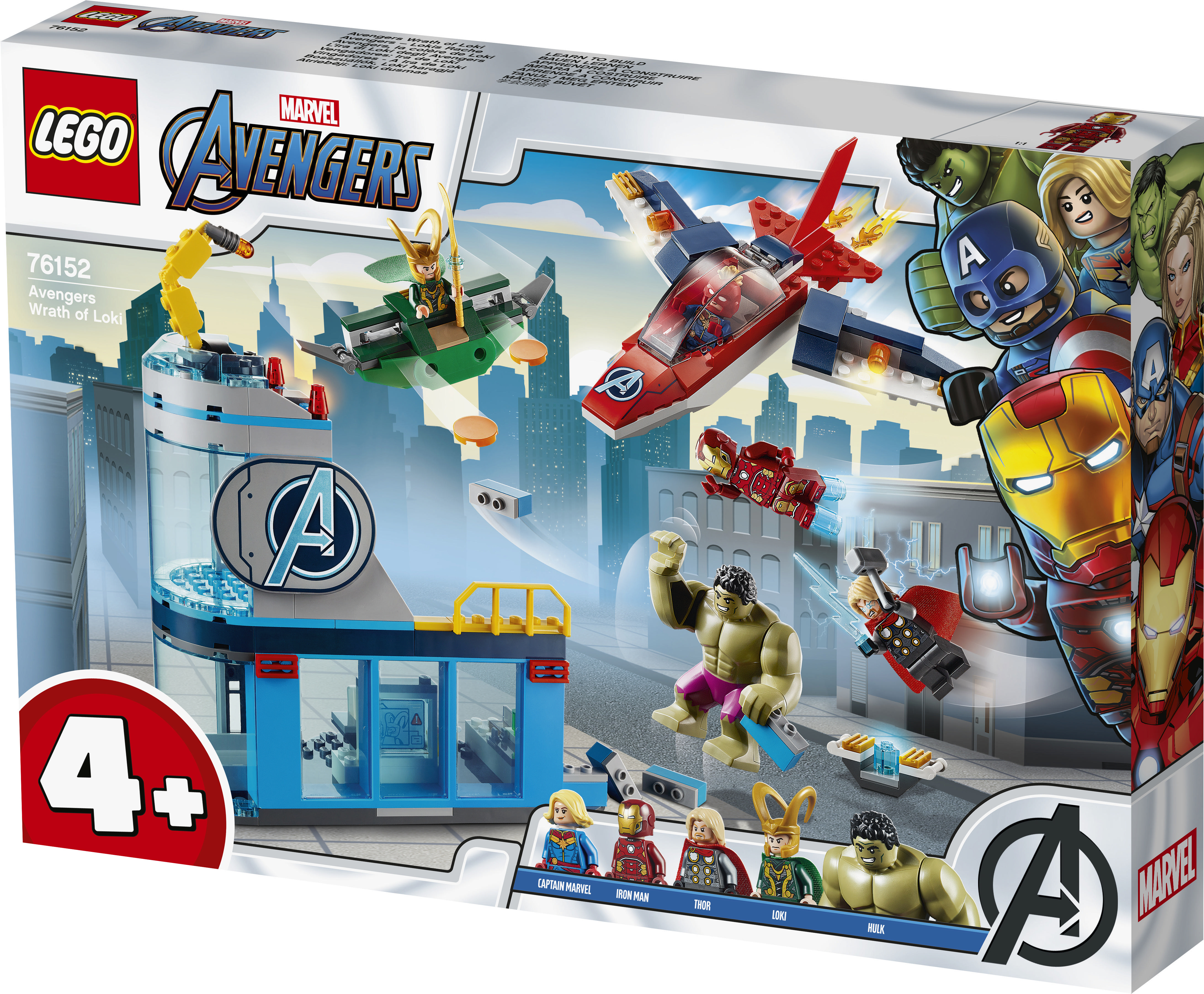 LEGO 76152 Avengers Wrath of Loki Spielset, Mehrfarbig
