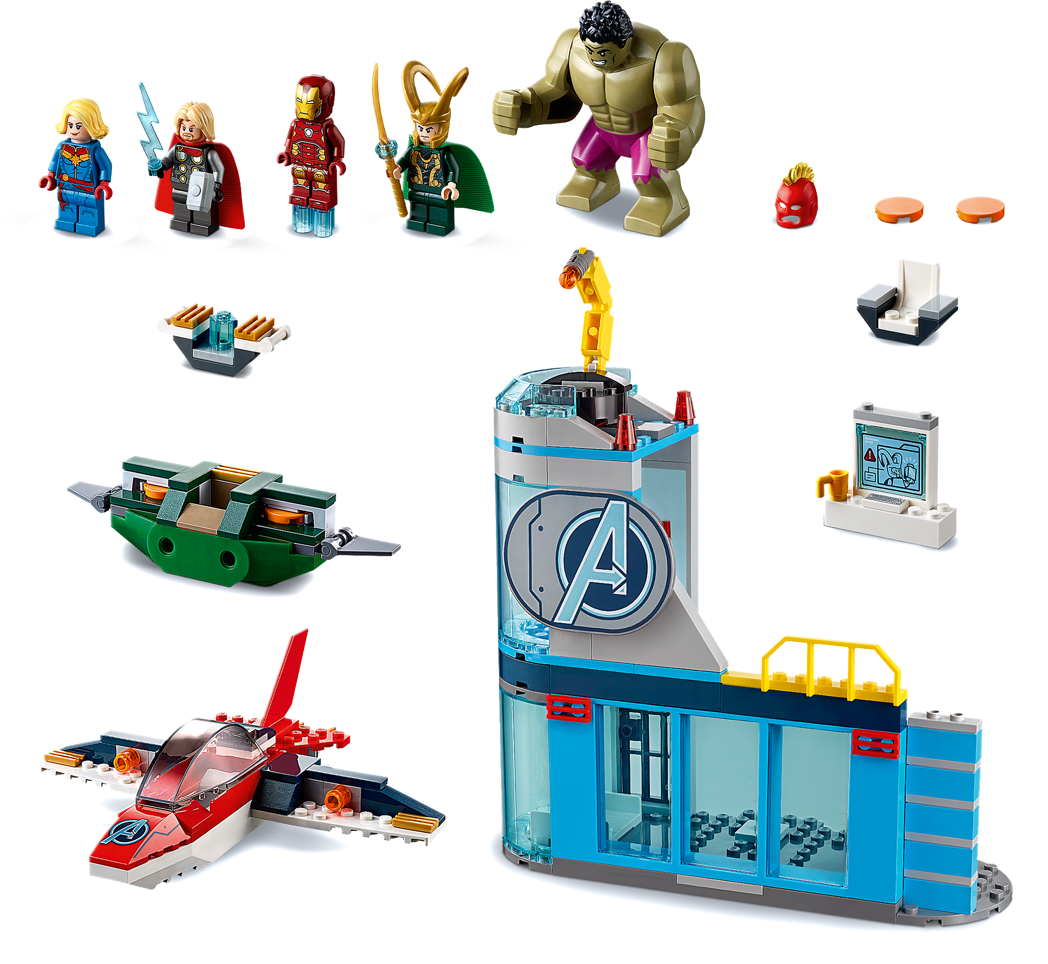 LEGO 76152 Avengers Wrath of Loki Spielset, Mehrfarbig
