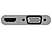 MACALLY UCVH4K - Adapter USB-C zu VGA/HDMI (Weiss)
