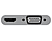 MACALLY UCVH4K - Adattatore USB-C a VGA/HDMI (Bianco)