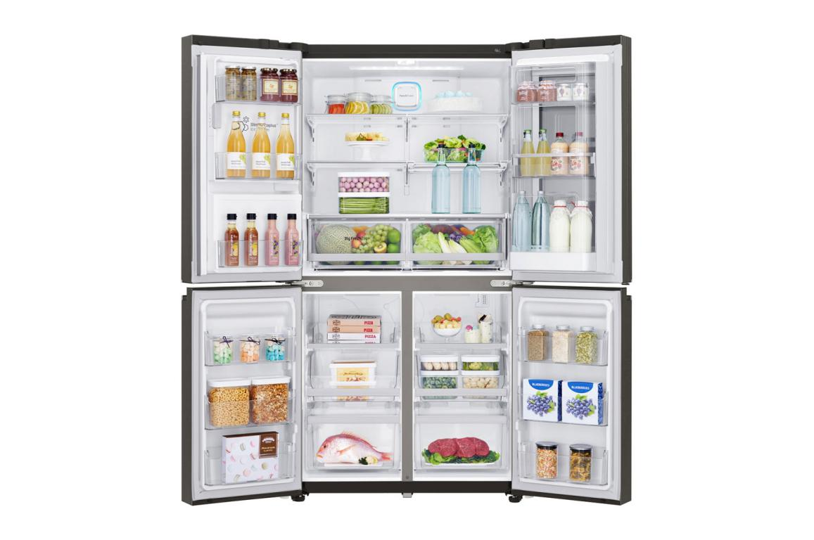 Frigorífico americano - LG GMX936SBHV, No Frost, LED, 571L, 40 dB, Inox