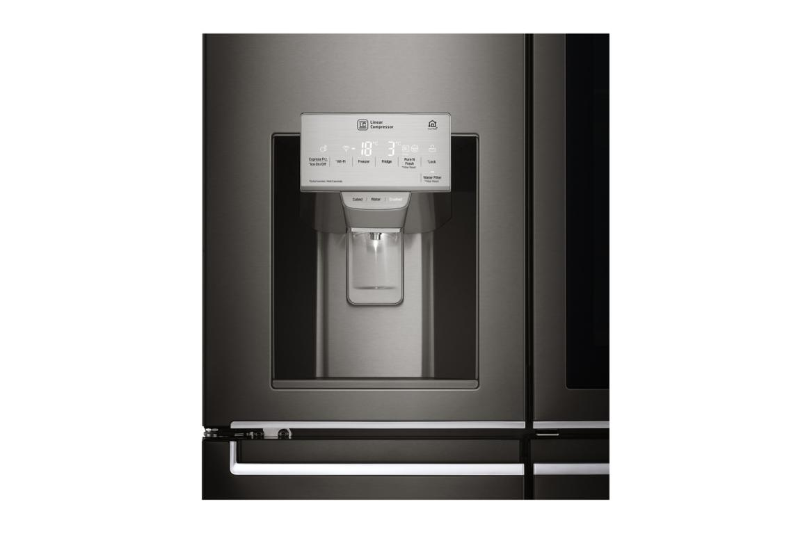 Frigorífico americano - LG GMX936SBHV, No Frost, LED, 571L, 40 dB, Inox
